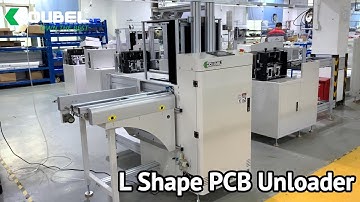 OUBEL Save Space Automatic L Shape Unloader for SMT Assembly Line