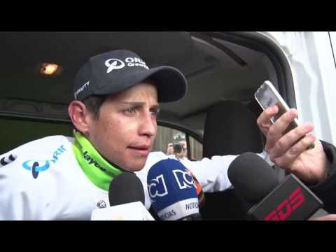Esteban Chaves despues de la contrareloj del Giro d'Italia 2016 - 15a etapa