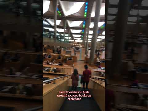 Inside of World’s Largest Library “Library of Alexandria” Egypt