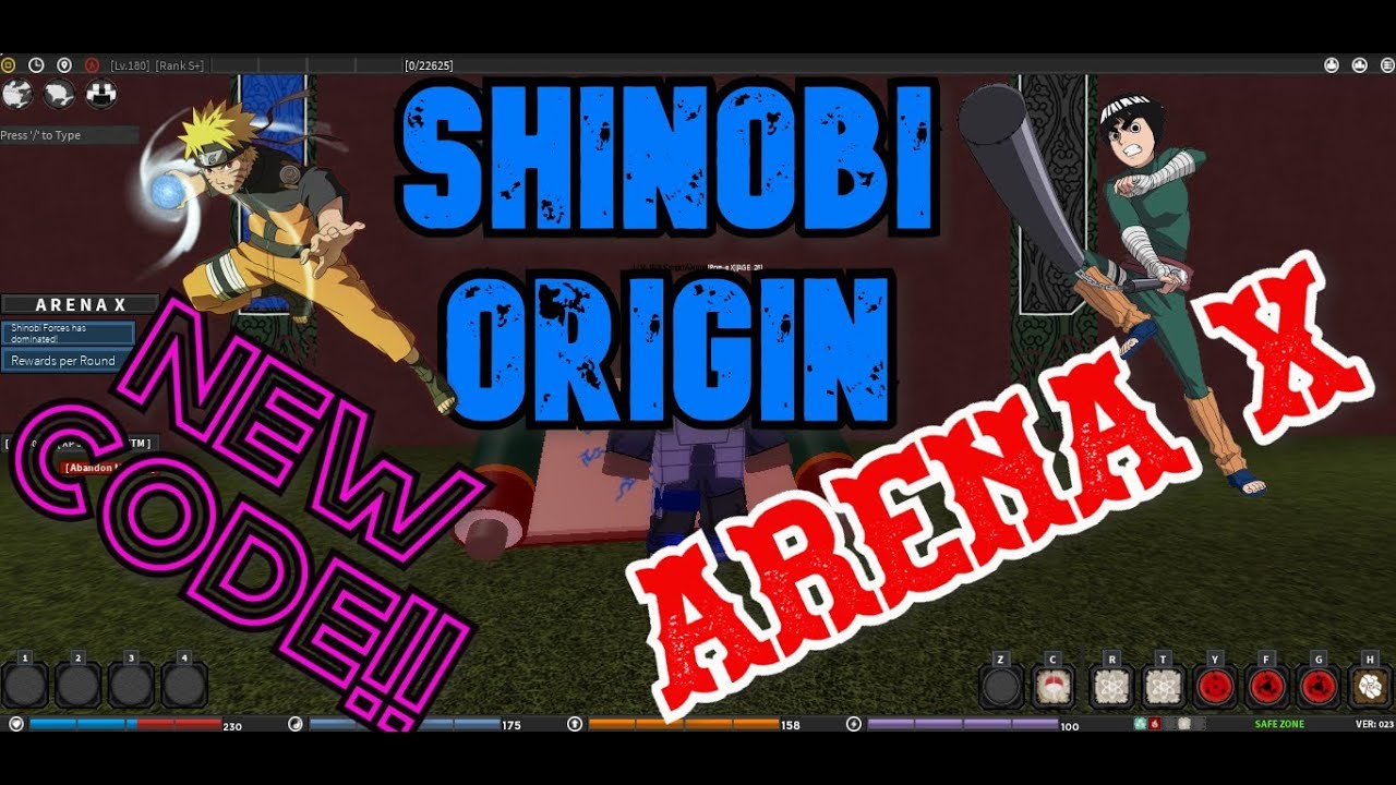 Shinobi Origin New Code 1500 Arena X Gameplay Youtube - shinobi origin xmas roblox