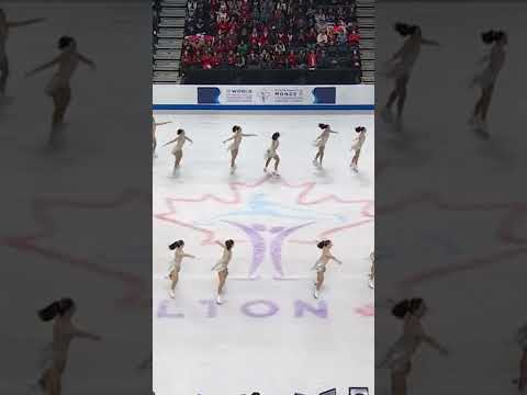 Team Les Supremes | SP | ISU World Synchronized Skating Championships 2022 | Hamilton | #Shorts