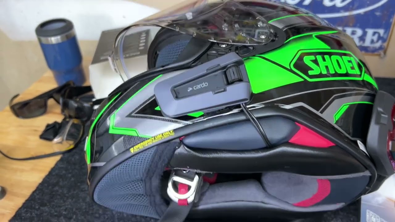 shoei rf 1400 cardo RF-1400 Dedicated 2 Helmet Matte TC-5 Black/White In addition to its outstanding performance Cardo Edge/Shoei RF 1400