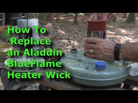 Aladdin Blueflame Kerosene Heater - How To Remove a Stuck Wick and Burner Basket