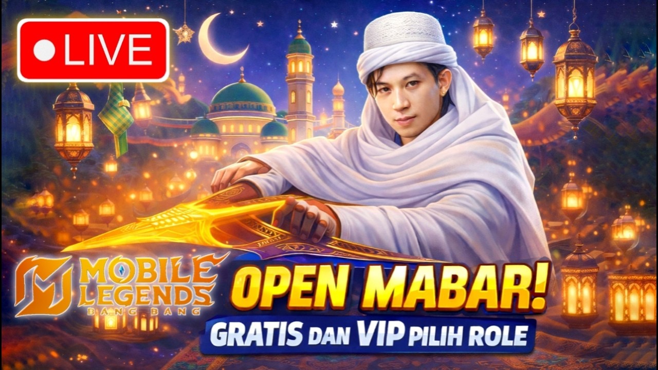 🔴 NYARI WS KITA BOSS LESGOW ❗ MABAR GRATIS & VIP (PILIH ROLE) PUSH RANK MLBB #ramadanwithyoutube
