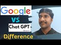 Main Difference between Chat GPT Vs Google | @byluckysir