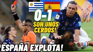 Uruguay and Canobbio are pigs - Spain lashes out against Uruguay and the refereeing: A Global Dis...
