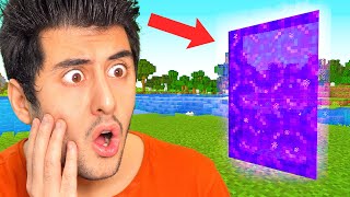 OBSIDYENSİZ NETHER PORTALI!! MINECRAFT EFSANE Mİ? GERÇEK Mİ?