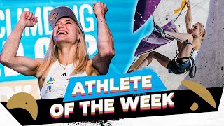 Janja Garnbret  || Athlete of the Week