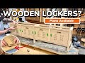 Easy three day build  making wooden lockers