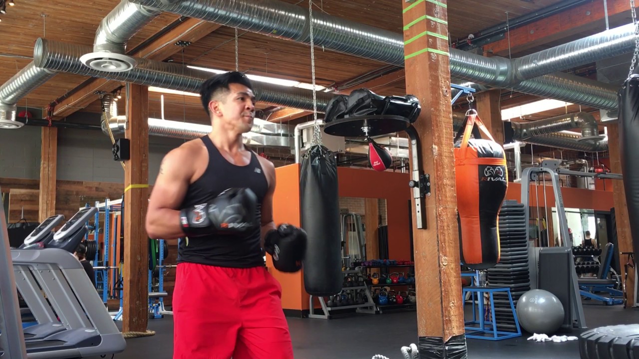 Boxing workout with the rival gloves vancouver B.C. YouTube