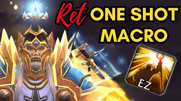 Ret Paladin ONE SHOT Macro! | WOW Guide