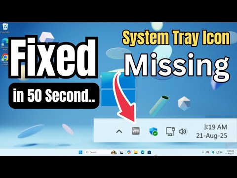 How to Fix System Tray Icons Missing Windows 11 ( Step by Step )