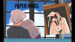 Julius and  Allie - Paper Rings