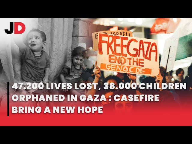 Over 47,200 Dead, 38,000 Gaza Children Orphaned Amid Conflict—Hopes Rise for Ceasefire to End Unimaginable Suffering.