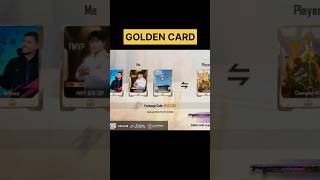 Golden cards code pubg &amp; bgmi #xking #cards