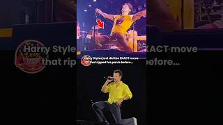 Harry Styles Really Risked Ripping His Pants Again in Amsterdam Show! #harrystyles