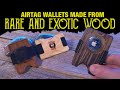 Are these the BEST Apple AirTag wallets? HalfCircle Rare &amp; Exotic Wood Wallets!