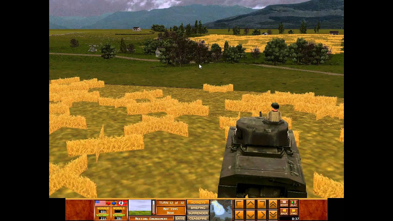 Combat Mission: Afrika Korps  - Italy- Meeting Engagement Bertoldi's House