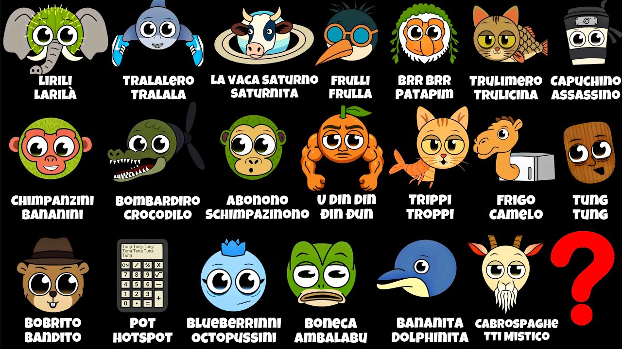 Detailed Every Italian Brainrot Characters From Incredibox Sprunki In 8 Minutes Photo Illustration Detailed Every Italian Brainrot Characters From Incredibox Sprunki In 8 Minutes Photo Illustration