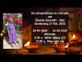 De uitvaartdienst en crematie van Etwaria Sewnath - Pale. Donderdag 27 februari 2025.