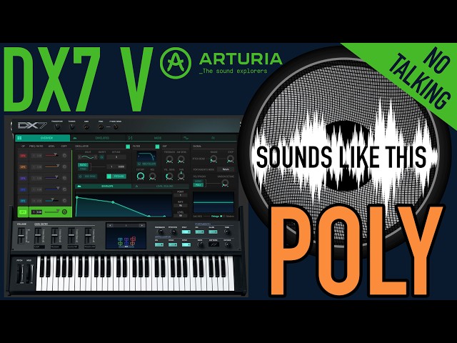 Arturia DX7 V | POLY | Sounds Like This (No Talking) - YouTube
