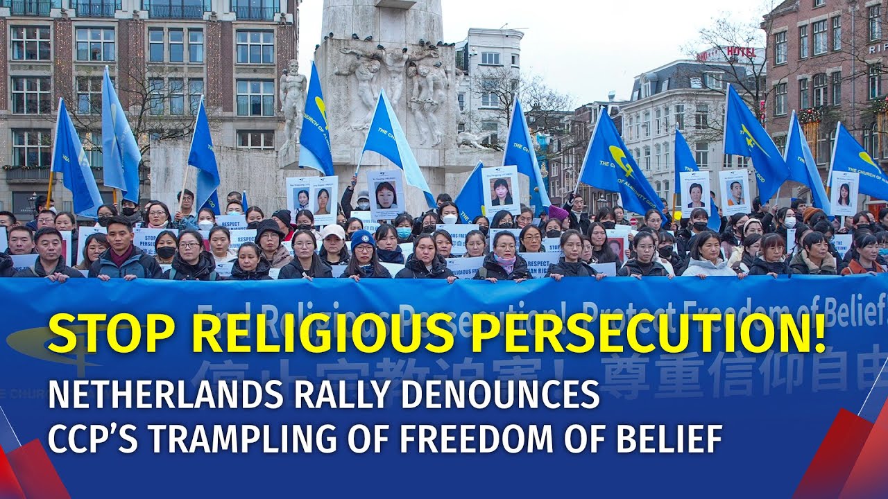 Stop Religious Persecution! Netherlands Rally Denounces CCP’s Trampling of Freedom of Belief