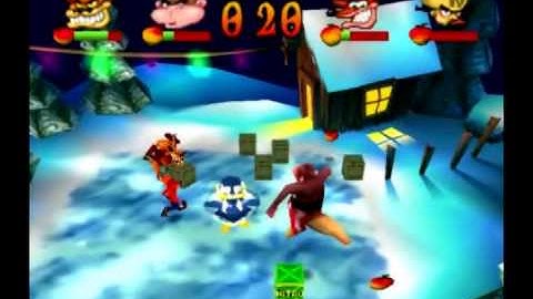 Crash Bash - Warp Room 3: Old Mines - 39) Snow Bash Lv. 2