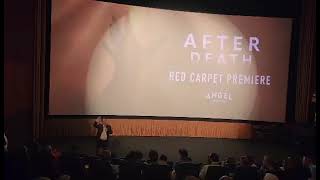 after death, red carpet premier w Angel Studios. Amazing night of seeing how God moves thru media
