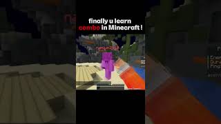 Finally learned how to COMBO in Minecraft! ⚔️#minecraft #minecraftmemes #minecraftshorts