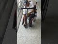 Electric scooter with wheelchair