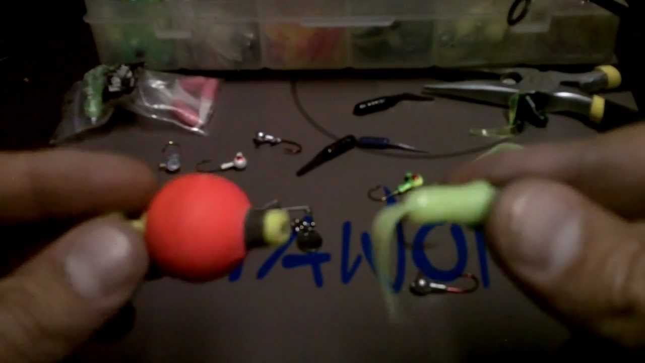 How to rig a Crappie Jig Fish Stalker Slab Tail YouTube