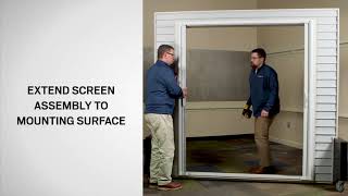 How to Install an Andersen LuminAire™ Retractable Screen Double Door | Andersen Windows