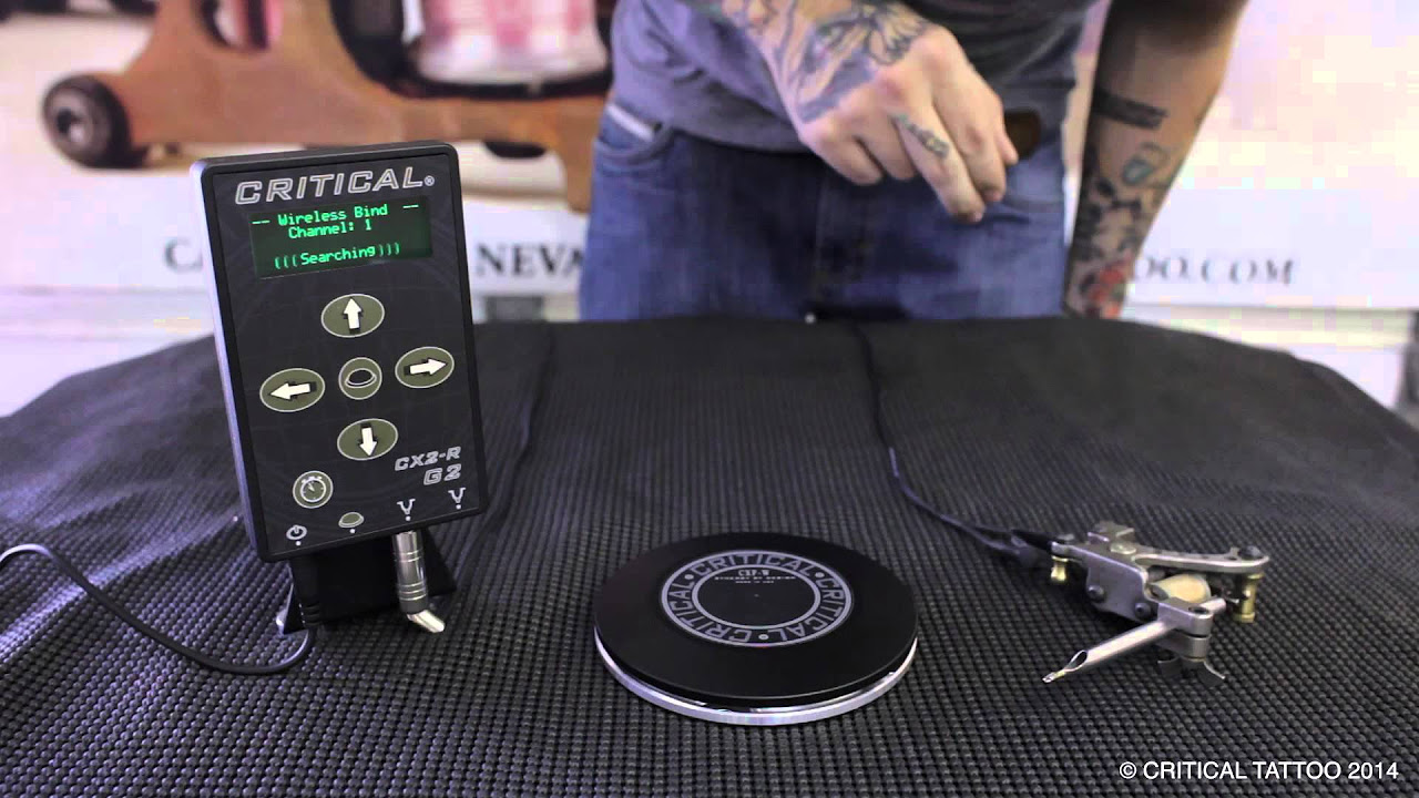 Critical Tattoo Wireless Footswitch with Universal Receiver