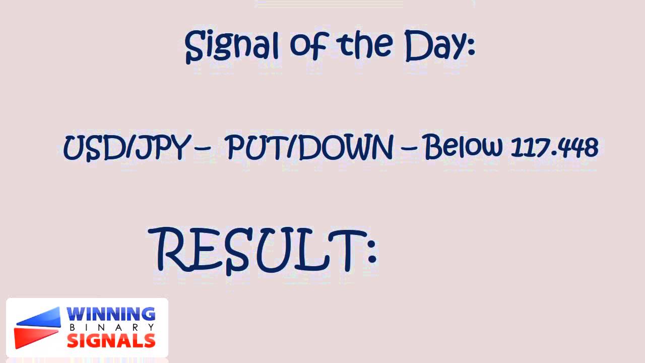 Free Trading Signal Provider - For Binary Options and Forex - For January 14th