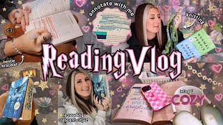 reading vlog 01 ♡ reading 9 books, HOSAB, book shopping, lots of annotating, & dramione | jan 2024