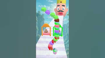 Stacky Ice Cream Runner Level 12 #shorts