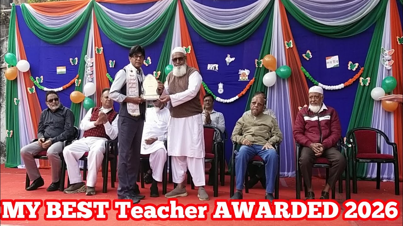 Republic Day Celebration 2026🇮🇳My Best Teacher Award💐🏆SYMGA School.