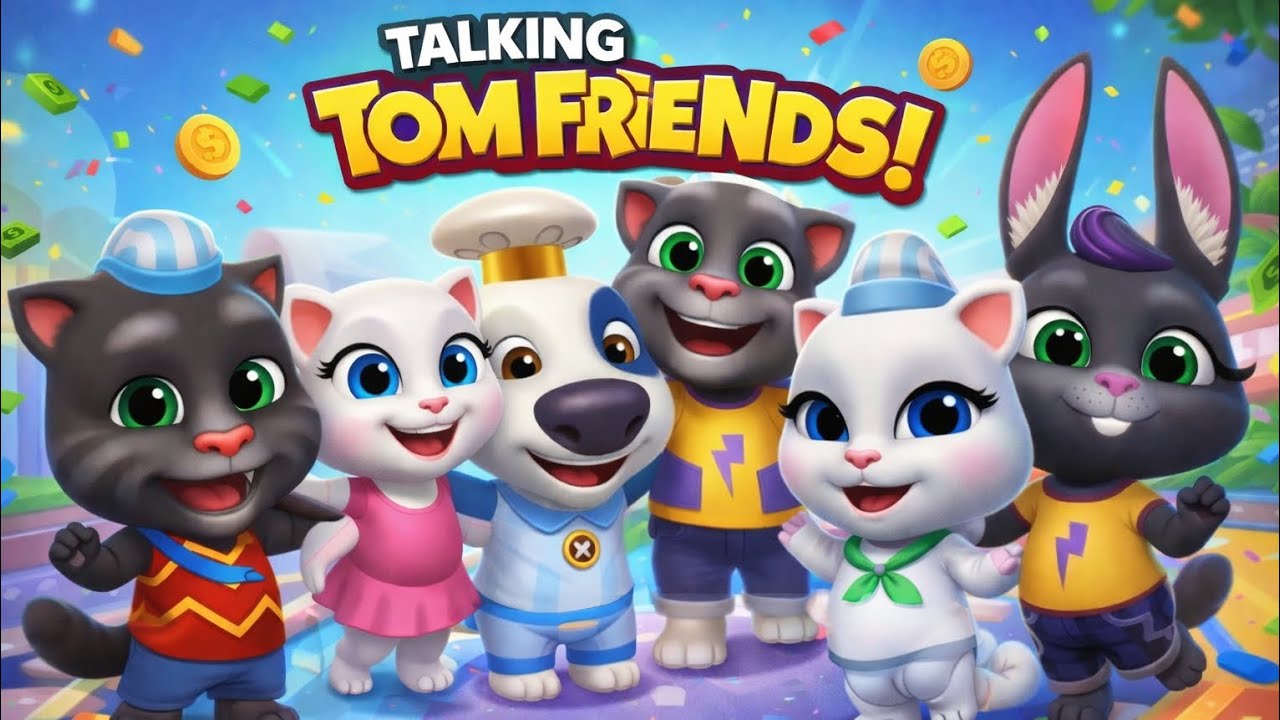Tom Friends Baby Cat Game children cartoon🥰 game 🎮 