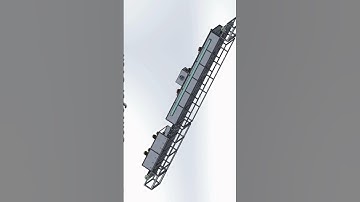conveyorised oven 3D modeling #robotics #solidworks #youtube #shorts #top #disign#super #love#india