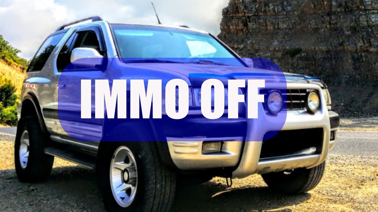 Отключить иммобилайзер опель фронтера Б - YouTube