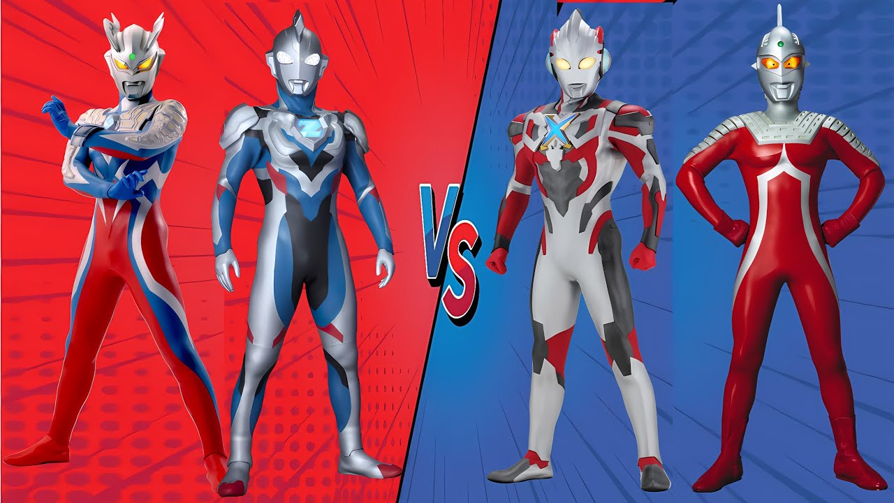 ULTRAMAN X VS ULTRAMAN Z VS ULTRAMAN ZERO VS ULTRASEVEN