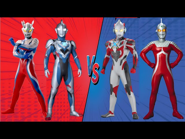 ULTRAMAN X VS ULTRAMAN Z VS ULTRAMAN ZERO VS ULTRASEVEN