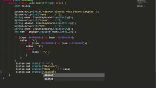 Tutorial Input Output Bahasa Pemrograman Java