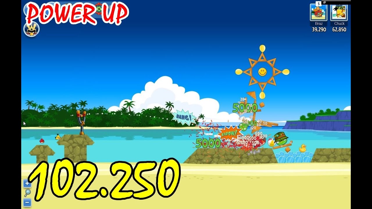 Angry Birds Friends: Week 62 Level 2 High Score 102K - Power Up - Weekly Summer Tournament