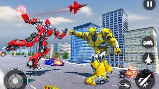 US police transform robot fight gameplay screenshot 4