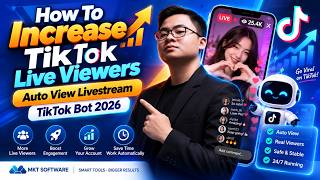 How To Increase TikTok Live Viewers | Auto View Livestream TikTok Bot 2026 screenshot 5