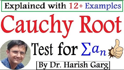 Cauchy Root Test | Infinite Series