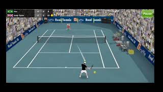 TENNIS CHAMPIONS 3D : LOST AGAINT ANDY TAYLOR GAMEPLAY ANDROID / IOS HD screenshot 5
