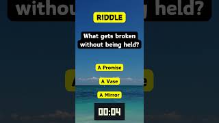Famous What gets broken without being held? Guess the answer! #shorts #riddles Net Worth