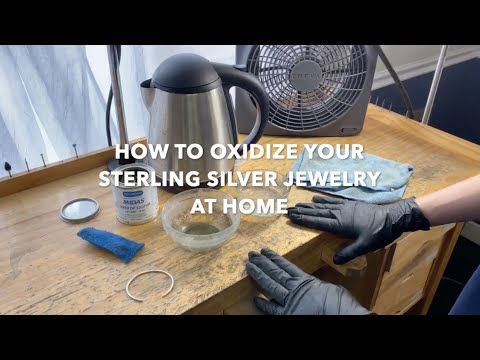 How To Oxidize Your Sterling Silver Jewelry At Home (Short
